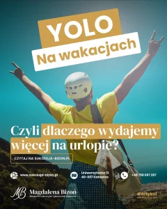 Człowiek rozwiera ręce, wydatki na wakacjach nie są przez niego opanowane