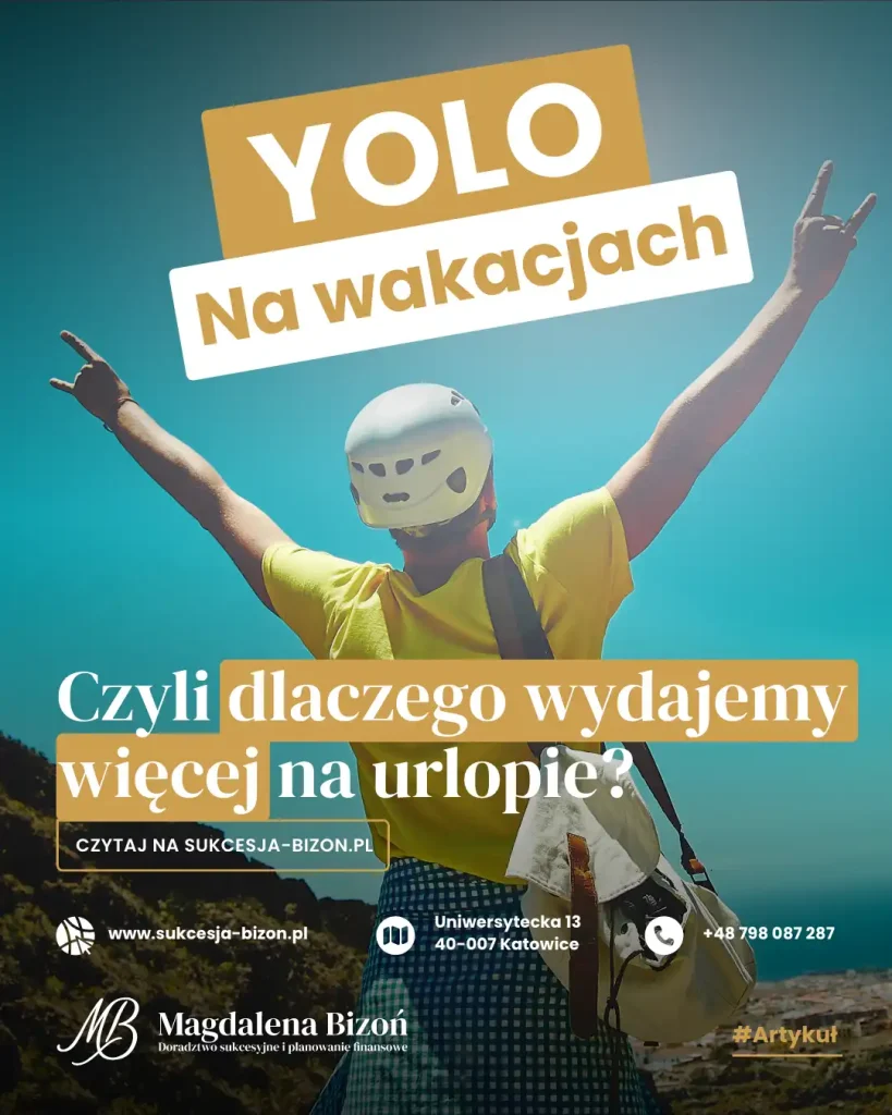 Człowiek rozwiera ręce, wydatki na wakacjach nie są przez niego opanowane